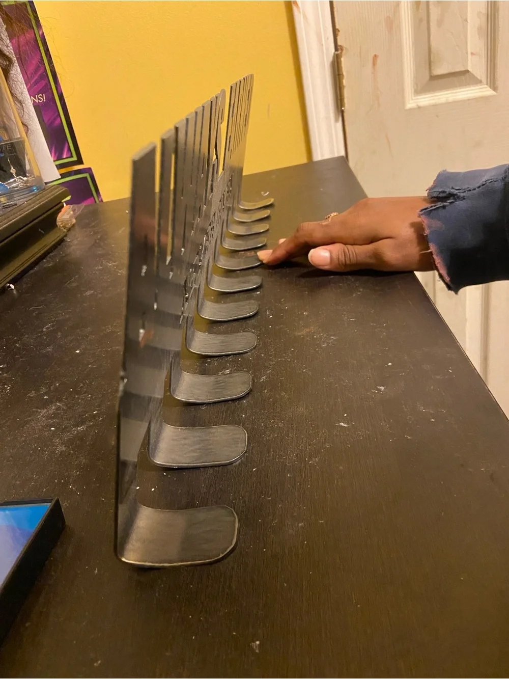 Motivational Medal Holder Display Hanger - Always Earned Never Given